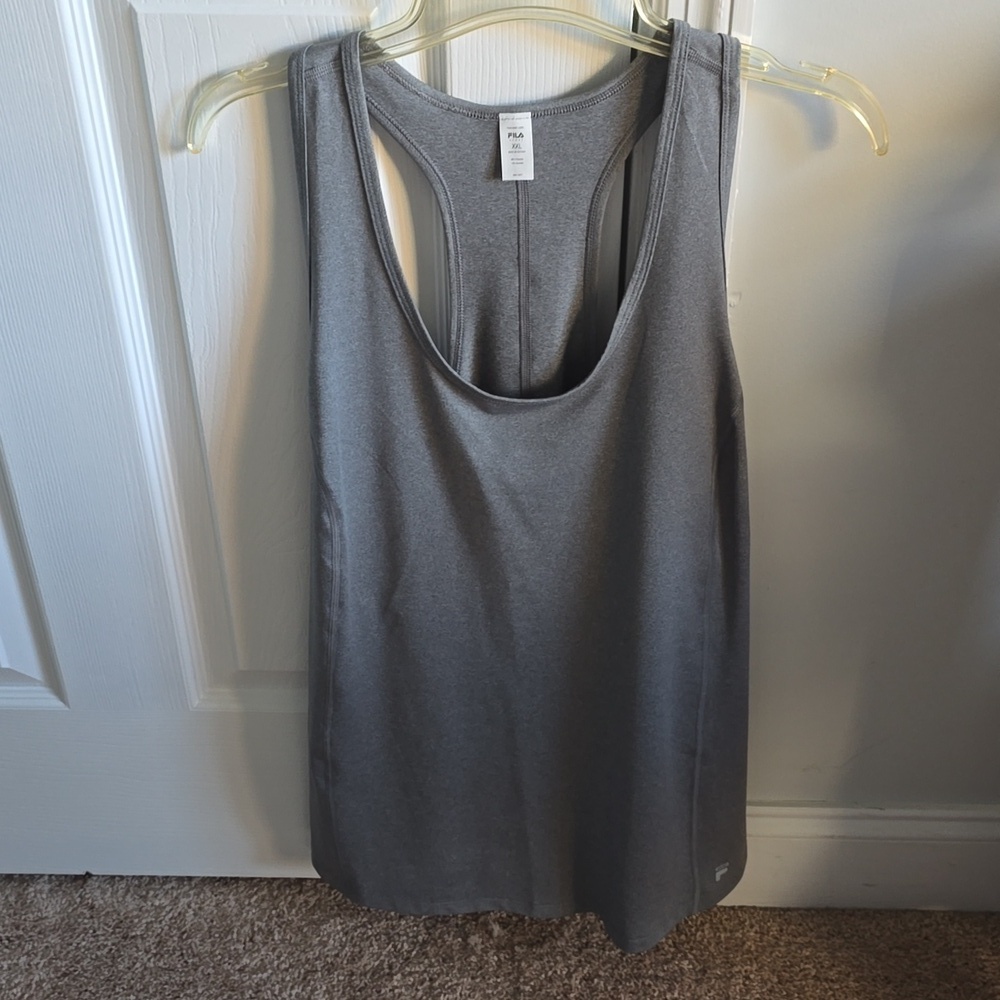 Fila Dri-Fit razor back fitted work out tank
